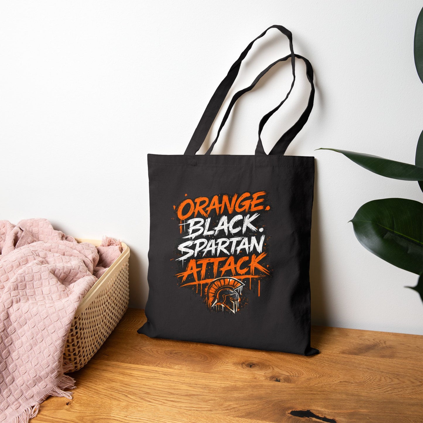 Gonzales Spartans Drip Tote Bag