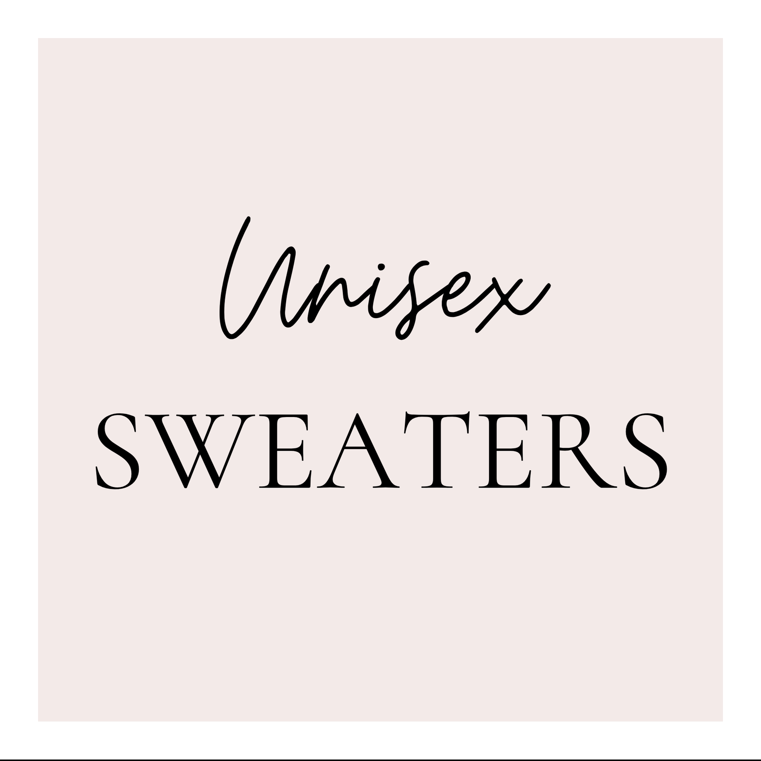 Unisex Sweaters