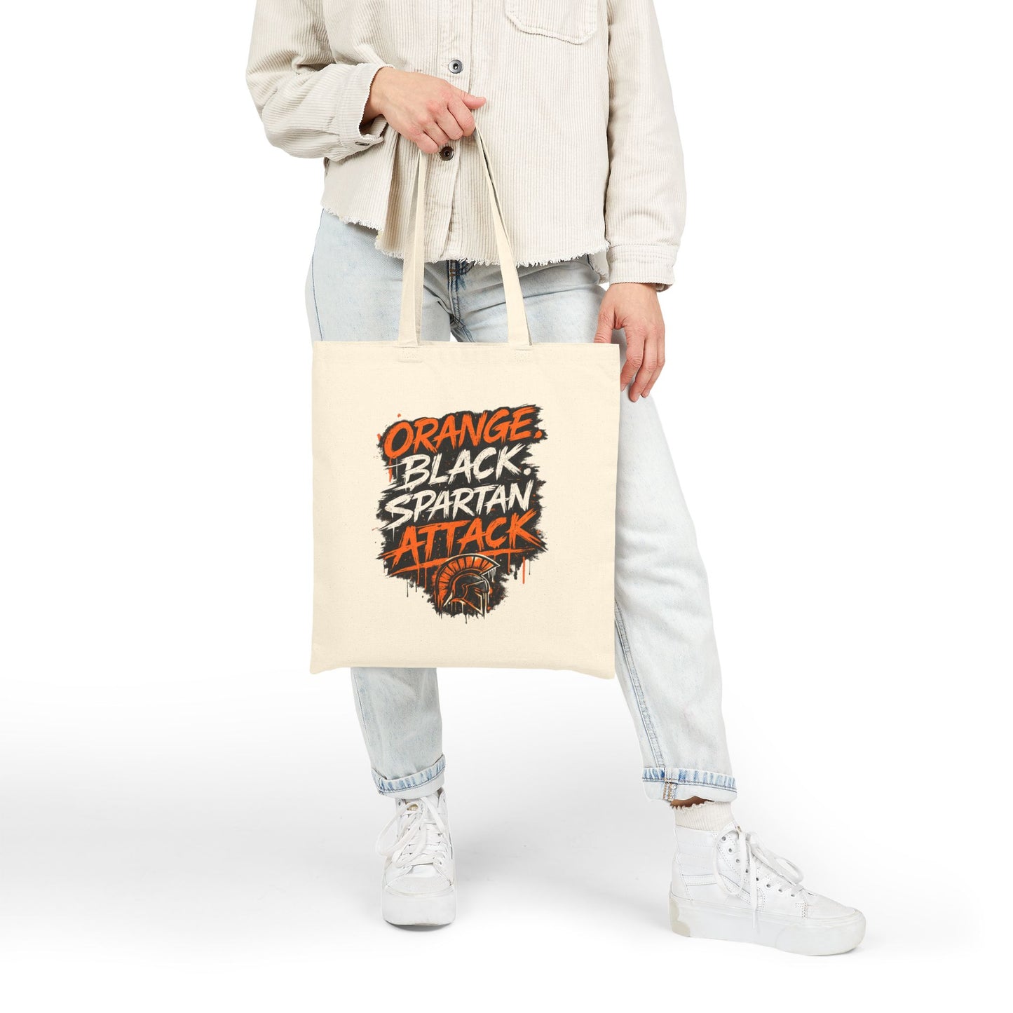 Gonzales Spartans Drip Tote Bag