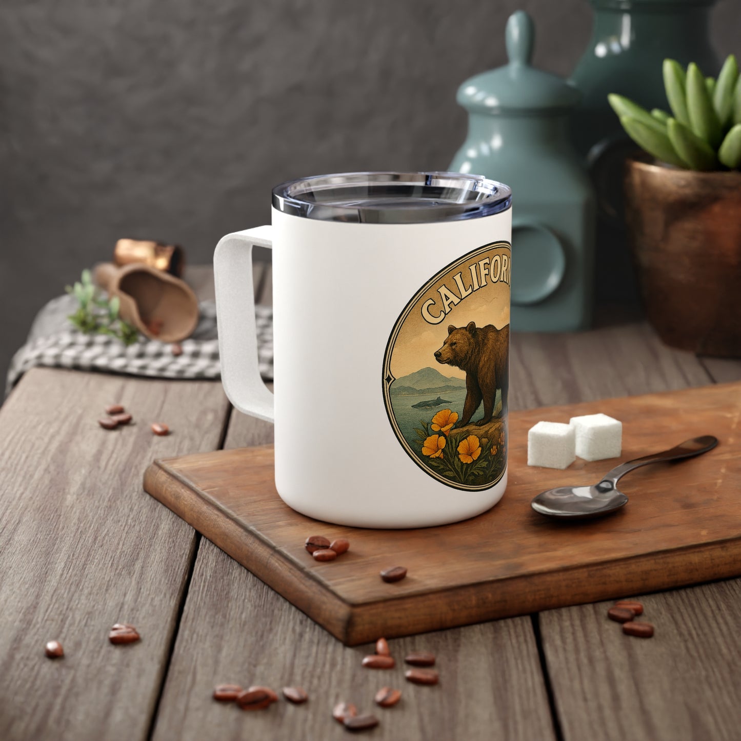Cali Bear Coffee Mug 10oz