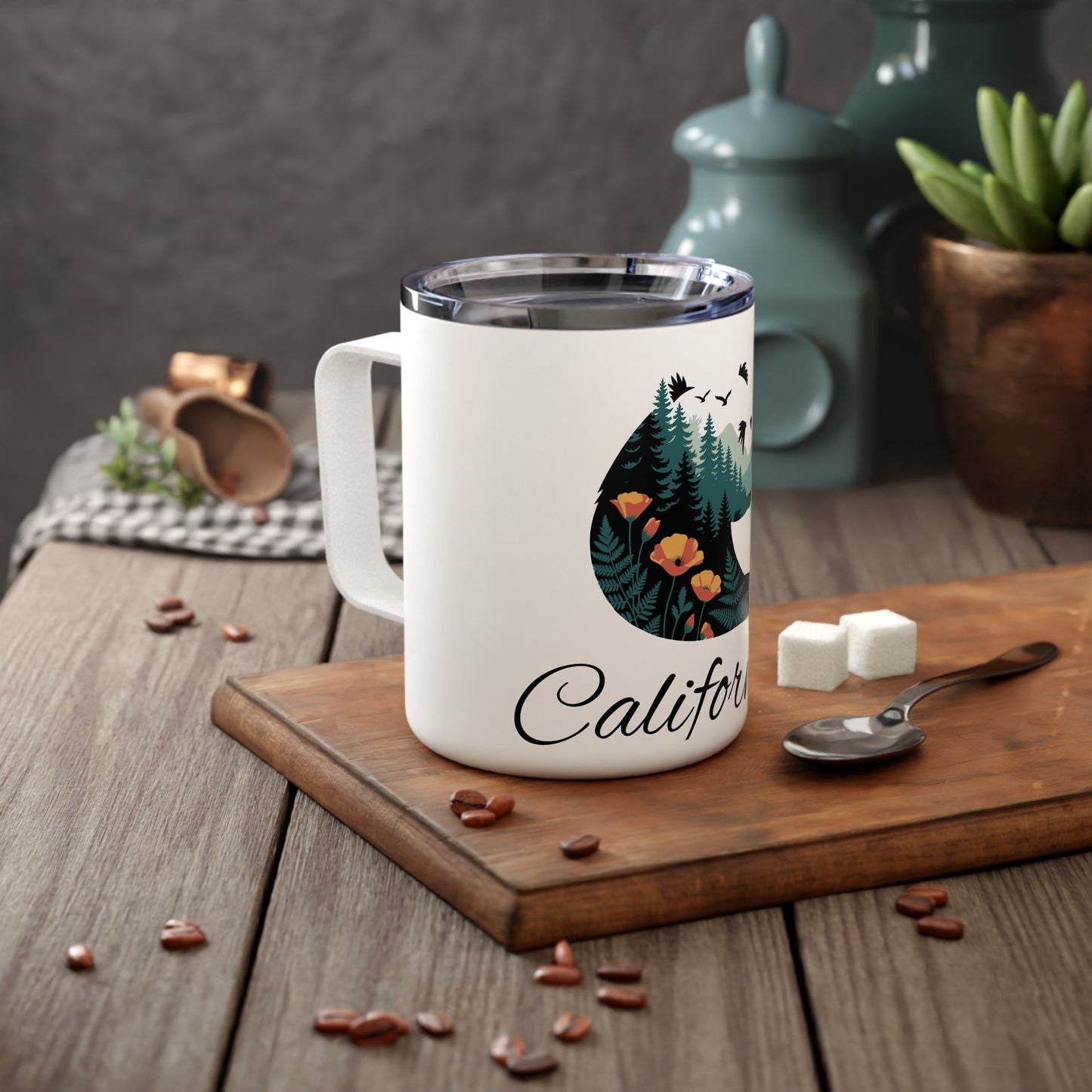 Cali State Bear 10oz Coffee Mug