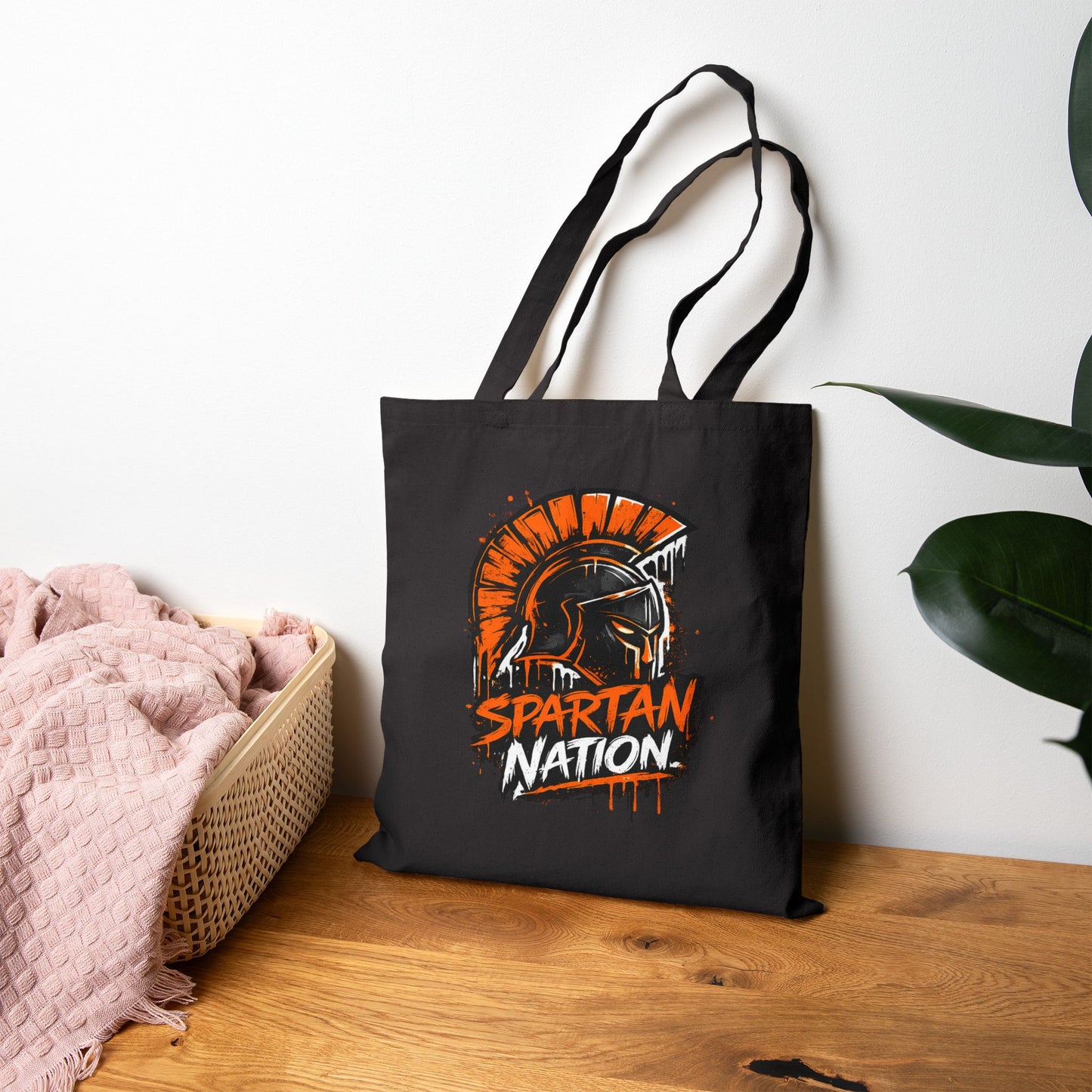Gonzales Spartans Drip Tote Bag