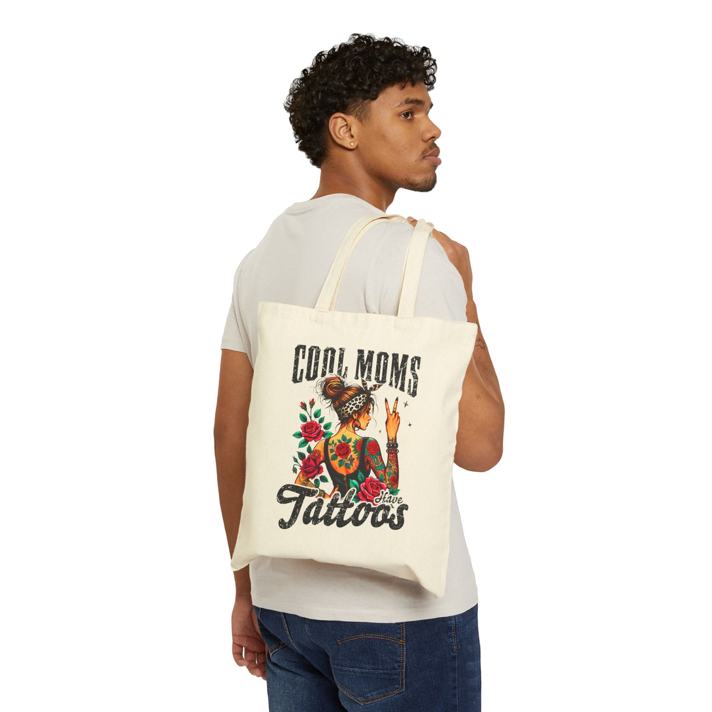 Cool Moms Have Tattoos Tote