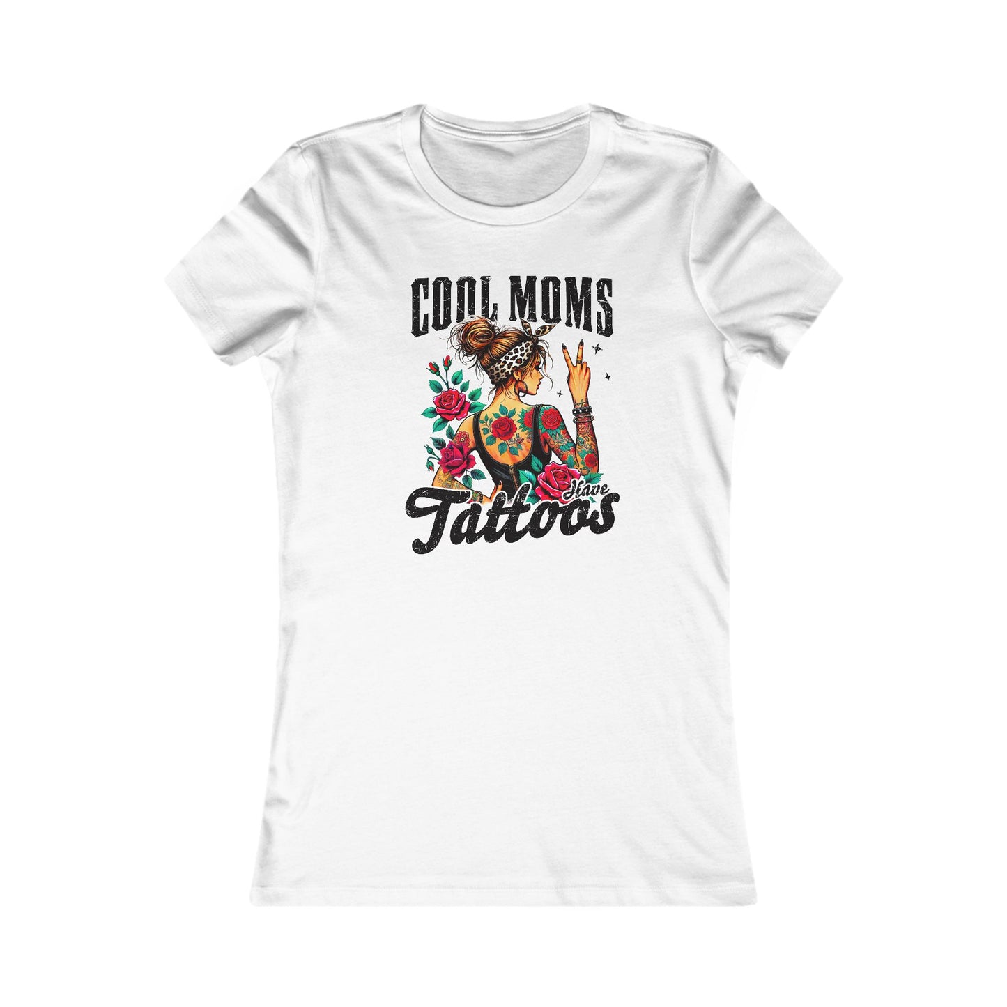 Cool Moms Have Tattoos Tee