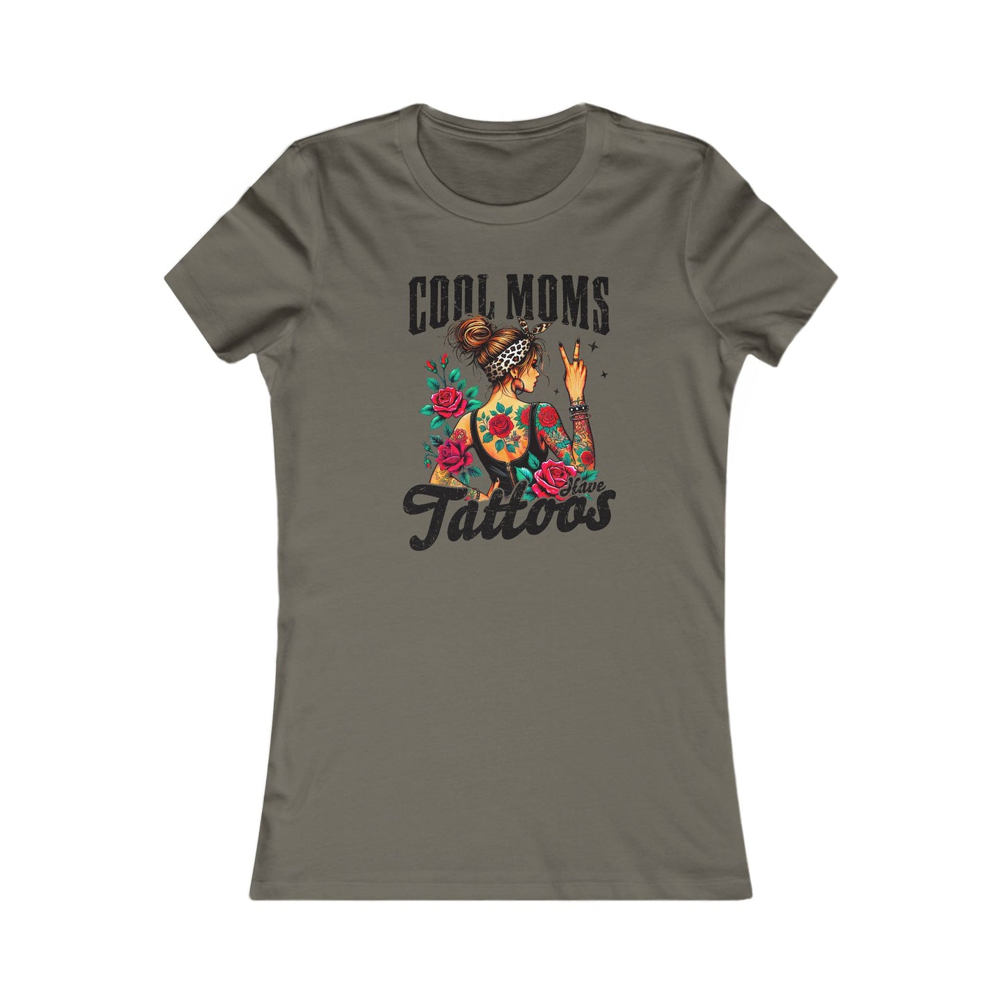 Cool Moms Have Tattoos Tee