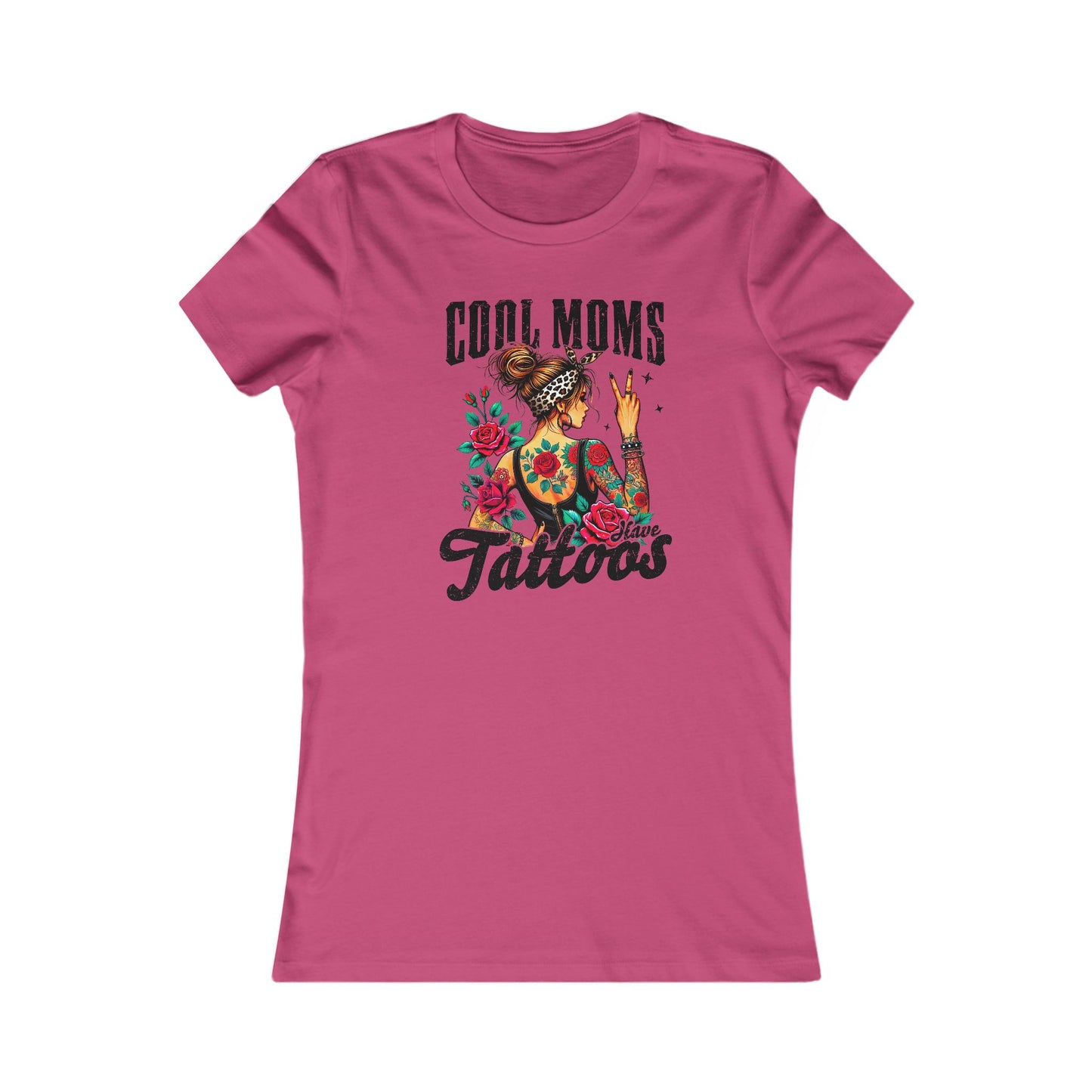 Cool Moms Have Tattoos Tee