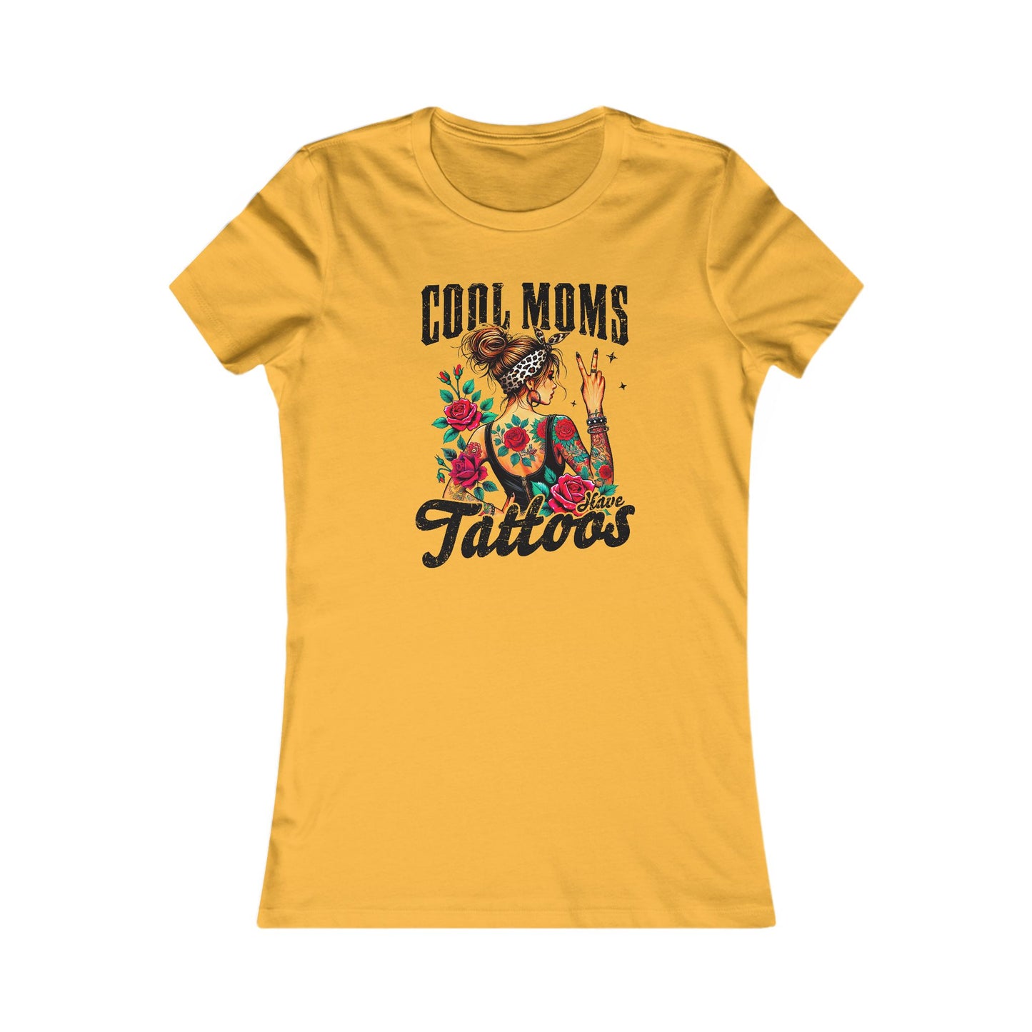 Cool Moms Have Tattoos Tee